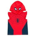 thumbnail image 3 of Marvel Spider-Man Hooded Cosplay Tank Top and French Terry Dolphin Active Shorts Outfit Set Logo Toddler to Big Kid, 3 of 5