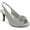 Pewter, variant on Womens Breena Shimmer Open Toe Heel Sandals