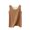 Khaki, variant on aidice Cotton Tank Tops for Women Sleeveless Crewneck Top Homewear Comfy Casual Yoga Tanks Solid Color