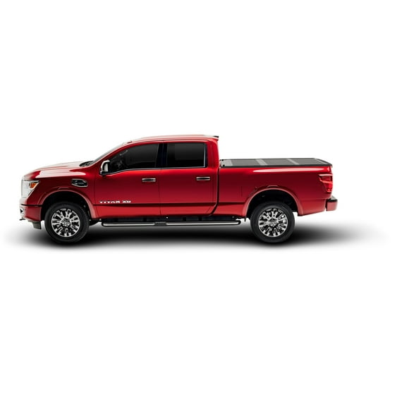 Enthuze Housse de Tonneau Pliable Rigide Série R pour Lit Nissan Titan 5 Pieds6 Pouces 2016-2024