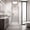 Chrome, variant on 24" W x 72" H Frameless Pivot Shower Door, with 1/4" Clear Tempered Glass, in Chrome Finish, ACE DECOR