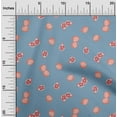 thumbnail image 1 of oneOone Silk Tabby Fabric Pomegranate Fruit Decor Fabric Printed BTY 42 Inch Wide, 1 of 4