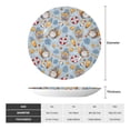 thumbnail image 2 of Daiia Summer Time With Gnome Printed Pattern Ceramic Plate Dinner Plates Bone China Decorative Plates with Display Stand Art Ceramic Ornaments for Wall Hanging Decoration-10in, 2 of 6