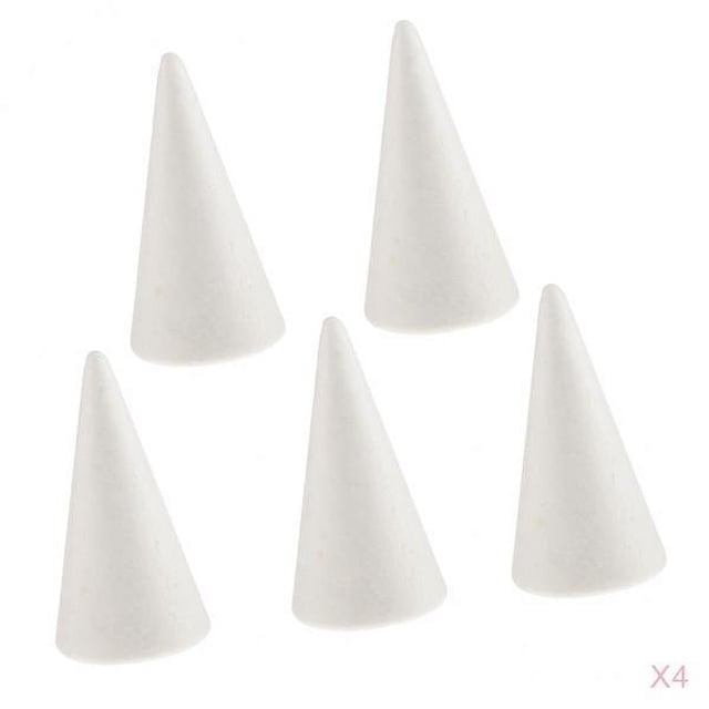 4x 5/10 Piezas en apariencia DIY árbol de Navidad Espuma de Poliestireno Espuma Modelado Artesanal 70/100/150 Mm