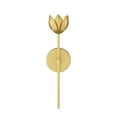 thumbnail image 4 of Trade Winds Primrose 1-Light LED Wall Sconce in True Gold, 4 of 6