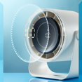 thumbnail image 4 of Ventilador de escritorio POOCCI Strong Airflow, 100 velocidades, recargable, 4 of 7