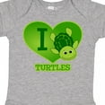 thumbnail image 4 of Inktastic I Love Turtles Boys or Girls Baby Bodysuit, 4 of 5
