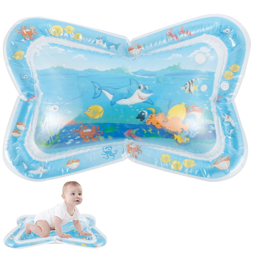 inflatable water tummy time mat