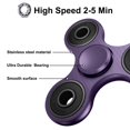 thumbnail image 4 of YSTIANN Toupie Anti-Stress en Métal Violet, Roulement en Acier Inoxydable avec Temps de Rotation de 2 à 5 Minutes, Jouet à Doigt EDC Haute Vitesse pour Soulager le Stress et l'Anxiété Liés au TDAH, Toupie pour Enfants et Adultes WJ94-3049, 4 of 7
