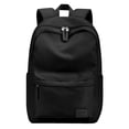 thumbnail image 1 of Mochila HOMIEE para portátil casual ligera de 15,6 pulgadas de nailon negro, 1 of 7