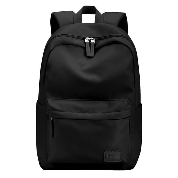 Mochila HOMIEE para portátil casual ligera de 15,6 pulgadas de nailon negro