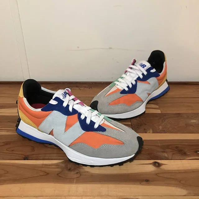 New Balance 327 Dejounte Murray Heat Up Orange Shoes Sneakers Mens 9.5 MS327FIN