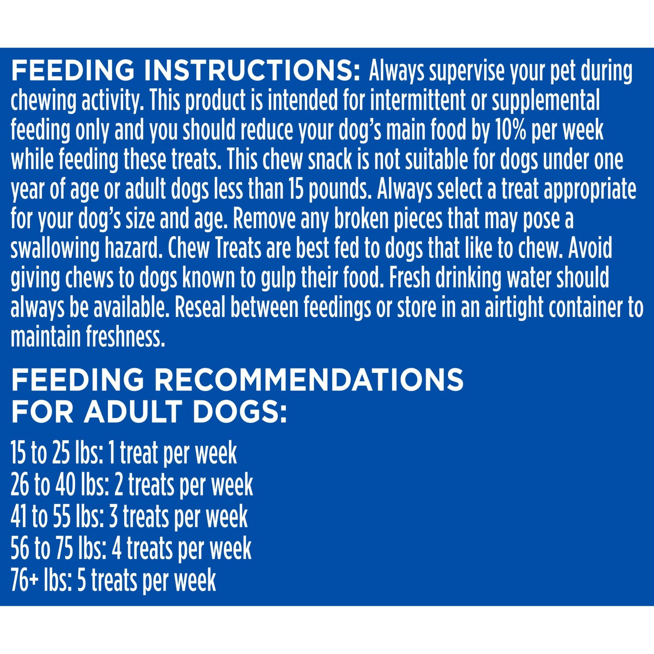 Milk Bone Flavor Rolls Beefy Cheesy, Yes Please y! Rawhide Free Dog Treat With Beef, 5 Count Bag