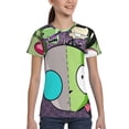 thumbnail image 4 of Invader Zim Youth Unisex T-Shirt Crewneck Short Sleeve Double-Sided Print Tee Shirts Top For Boys Girls Kid Teen X-Large, 4 of 6