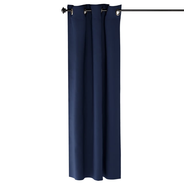 Cortina opaca Furinno Collins 42x63 in 2 Paneles azul oscuro
