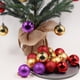 thumbnail image 5 of 24 piezas de adornos de bolas de Navidad irrompibles de 6 cm para decoración de fiesta de cumpleaños de boda de árbol de Navidad, 5 of 5