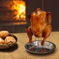 thumbnail image 3 of Estante Vertical para Pollo Sunnimix con Bandeja Sabor BBQ Acero Inoxidable 16,5x17 CM Color Plata, 3 of 8
