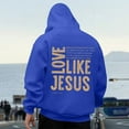 thumbnail image 4 of Love Like Jesus Christian Hoodies for Men 2025 Long Sleeve Hooded Sweatshirt with Pockets Pullover Hoody Mens Hoodies, 4 of 6