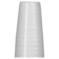 thumbnail image 2 of Saltoro Sherpi Tall Round Vase with Ribbed Pattern, Set of 2, White and Brown, 2 of 5