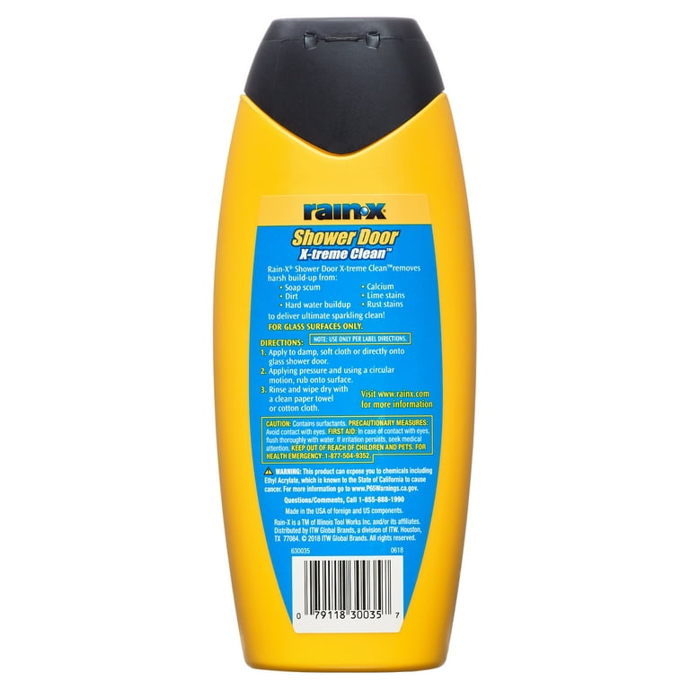 Rain-X 630023 Shower Door Water Repellent, 16 Fl. Oz. - Protects