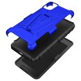 thumbnail image 7 of Compatible for Alcatel TCL A3X A600DL Case with Holster Belt Clip Hybrid Shockproof Protective Phone Cover with Kickstand - Blue, 7 of 7