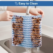 JOYMOOP Microfiber Cleaning Cloths – 18 Pack, 10 x 10, Blue