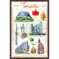 "Fascinating Toronto - Antique" Framed Painting Print