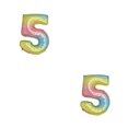 thumbnail image 1 of Wosthever Globo decorativo de papel de aluminio con número de 32 pulgadas, cumpleaños para niños y adultos Type3 NO3 Wosthever CBP151446, 1 of 5