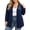 Navy, variant on Women's Plus Size Open Front Cardigan Long Sleeve Duster with Pockets Soft Stretchable Casual Outerwear for Fall and Winter Layering and Everyday Wear