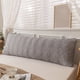 thumbnail image 3 of Funda de almohada doble acolchada de 120x48cm, protector de almohada extralargo para quienes duermen de lado y parejas, 1 unidad, gris Rkxzt, 3 of 8