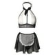 thumbnail image 2 of Gibobby Ropa sexy de mujer para sexo Lencería para Mujer, Lencería Sexy para Mujer, Conjunto de Lencería a Juego Transparente(Negro, M), 2 of 5
