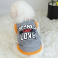 thumbnail image 6 of Pnellth Pet Vest Two-Legged Apparel Fashionable Letter Print Washable Stylish Design Pet Vest Pet Accessories, 6 of 7