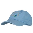 thumbnail image 2 of Colorado Columbine with Map Embroidered Unstructured Washed Cap - Blue OSFM, 2 of 5