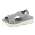 thumbnail image 2 of Yuanlong Womens Sandals Arch Support Walking Sandals Slip On Open Toe Athletic Summer Beach Daily Shoes, 2 of 9