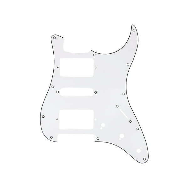 Guitar Pickguard 11 Hole HSH White Para Guitarra Eléctrica Hugo Repuestos para Bajo