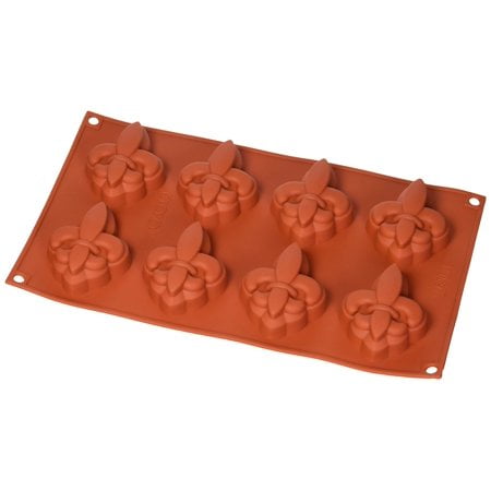 Fleur de Lis en Silicone 8 Cavités