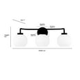 thumbnail image 5 of Millennium Lighting 22403-PN Oprah 3 Light 24" Wide Vanity Light - Nickel, 5 of 7