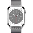 thumbnail image 2 of Apple Watch Series 8 GPS Cellular reacondicionado de 45 mm, plateado, 2 of 3