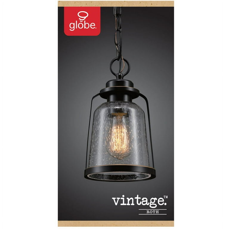 Roth 1-Light Oil Rubbed Bronze Outdoor Indoor Hanging Pendant Roth 1-Light Oil Rubbed Bronze Outdoor Indoor Hanging Pendant