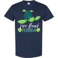 thumbnail image 3 of Inktastic Vero Beach, Florida Happy Sea Turtle T-Shirt, 3 of 5