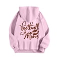 thumbnail image 4 of WEAIXIMIUNG Sweat à Capuche pour Mariée, Imprimé Rugby, Manches Longues, 4 of 4