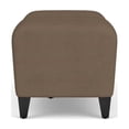 thumbnail image 3 of Siena 17.5" 2-Seat Lounge Reception Waiting Bench / Black Steel Legs / Brown, 3 of 5