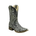 thumbnail image 1 of CORRAL Men's Black Lightning Square Toe Cowboy Boots A1323 (14 EE(W) US), 1 of 1