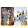 thumbnail image 6 of Pet Calming Hood Scarf for Dogs, Double Layer Warm Fleece Head Cover, Adjustable Drawstring Zipper Closure, Winter Anxiety Relief Neck Wrap for Small Medium Dogs, 6 of 6