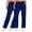 Navy #A, variant on Fartey 2 Pack Womens Wide Leg Sweatpants Casual Drawstring High Waist Joggers Baggy Straight Pants Workout Lounge Yoga Pant with Pockets Green M