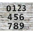 thumbnail image 6 of Bookishbunny 12 inch Black Large Numbers Iron Metal Home Business House Street Address, 6 of 8