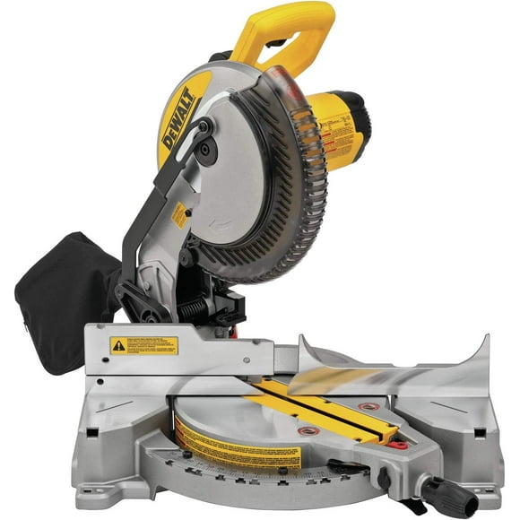 Sierra Ingletadora dewalt Dws713 Compuesta Eléctrica de un Solo Bisel de 15 Amperios y 10 Pulg DeWalt DWS713