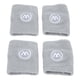 thumbnail image 1 of Muñequeras, 2 Pares De Muñequeras Deportivas Respetuosas Con La Piel Para Gimnasio, 1 of 7