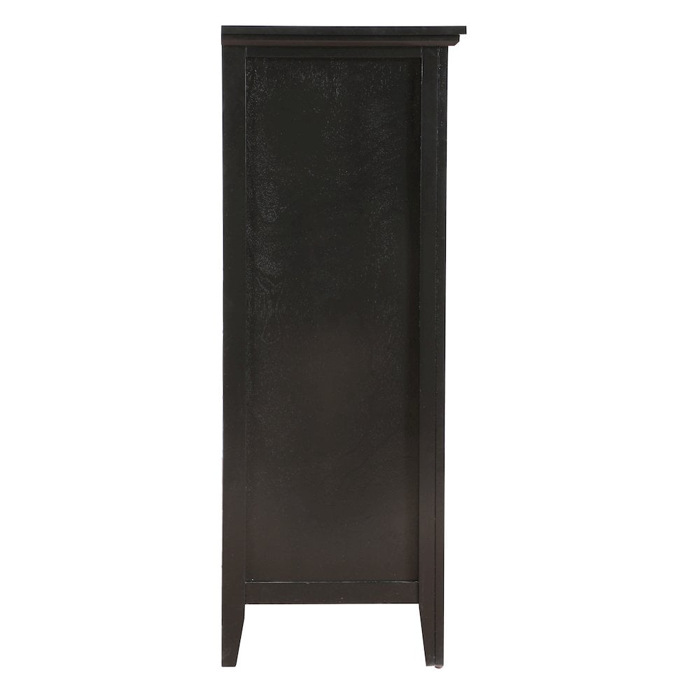 Glory Furniture Hammond Chest in Black Color