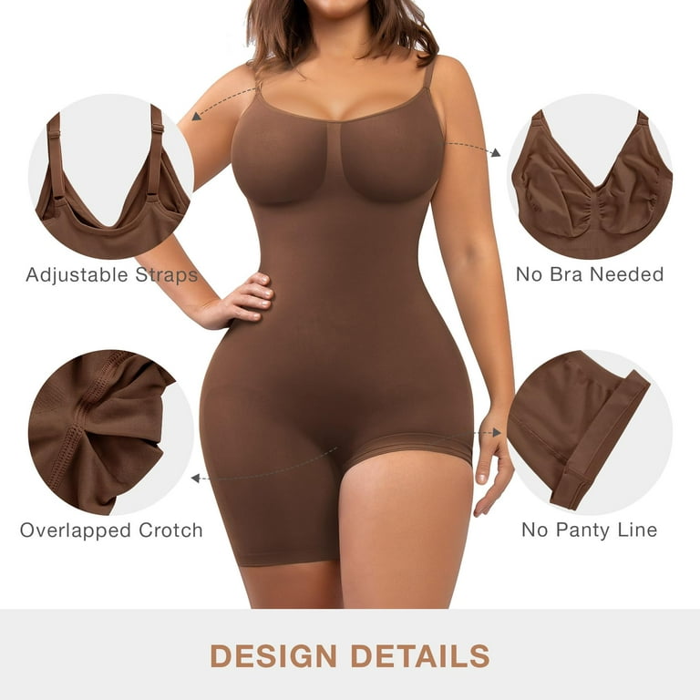 Shapewear for Women Tummy Control V-Neck Bodysuit Butt Lifter Soft Cozy  Stomach Body Shaper at  Women's Clothing store